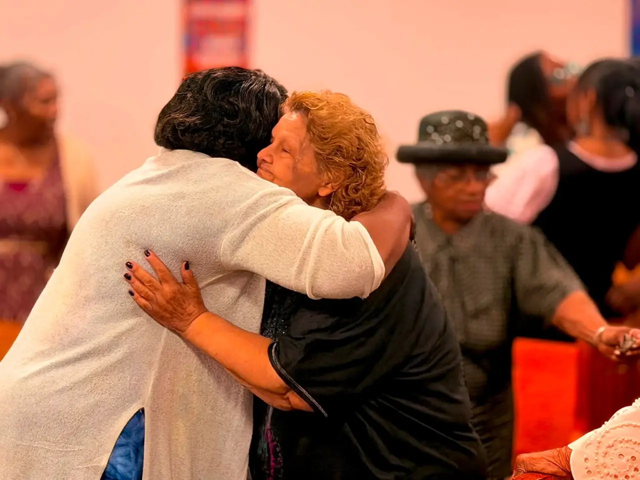 Unity Temple members sharing fellowship.